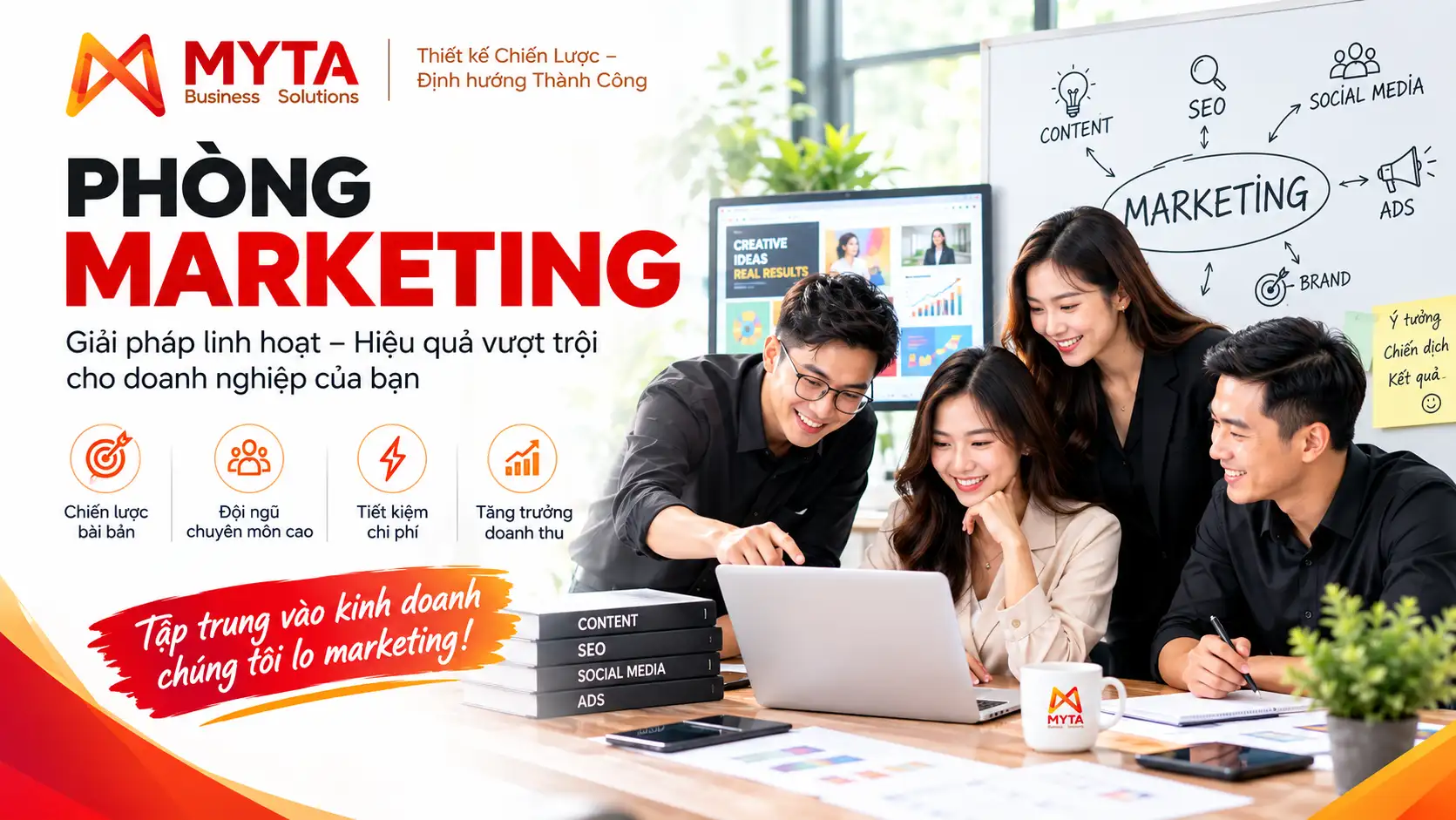 Phòng marketing thuê ngoài cho doanh nghiệp nhỏ: Cách chọn và đo hiệu quả